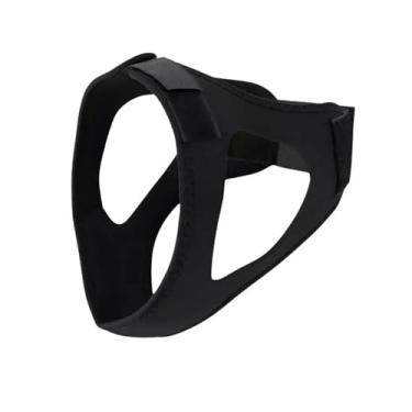 Imagem de Faixa de Queixo Anti Ronco Ajustável em Neoprene para Homens e Mulheres, Solução para Dormir Melhor e Reduzir Apneia