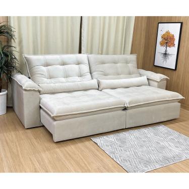 Imagem de Sofá Maricá Retrátil Reclinável Vários Tamanhos Conforto e Luxo Maricá