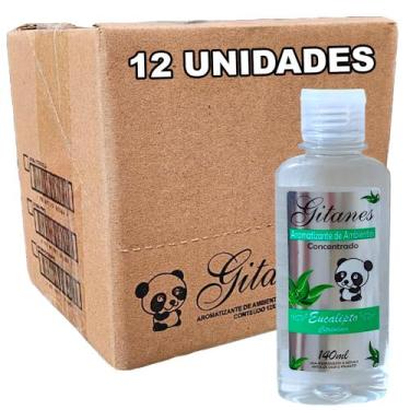 Imagem de Caixa Fechada 12 un Cheirinho Liquido Carro e Ambientes 140 ml - gitan