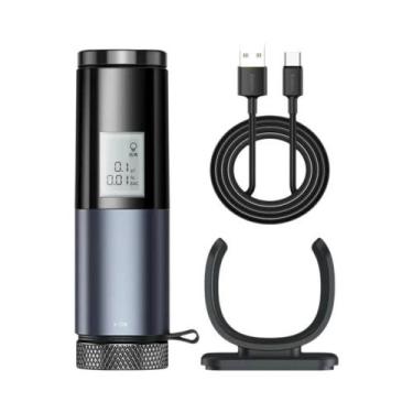 Imagem de Bafômetro Automático Portátil Baseus Recarregável Por USB Com Display 