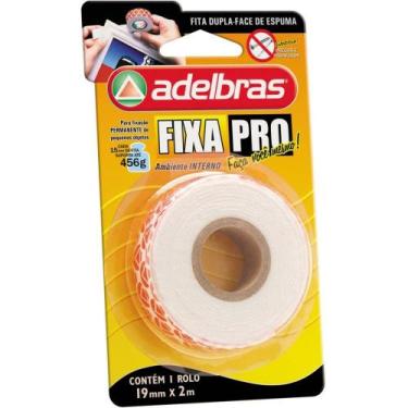 Imagem de Fita Dupla Face Fixa Pro Espuma 19mmx2m - Adelbras
