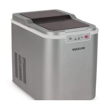 Imagem de Maquina De Gelo Produz até 12kg MG1501PR Suggar Prata 127V, Prata, 110