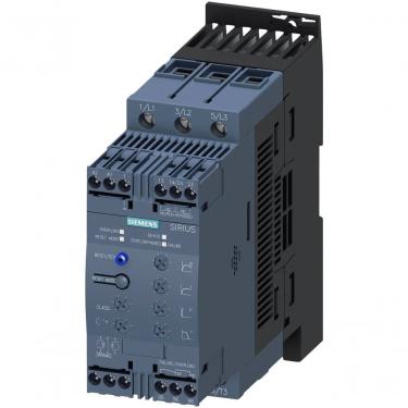 Imagem de Soft Starter Partida Suave Siemens 3RW40 Sirius Motor 72A 37KW em 400V Bivolt Terminal Parafuso S2 Cinza