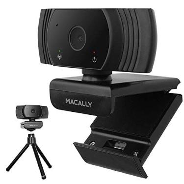 Imagem de Webcam Macally HD 1080p com microfone e trip Mantenha-se conectado virtualmente Webcam de ngulo amplo com visualiza es de 120 , 30FPS e microfone omnidirecional Webcam para PC e Mac para transmiss o ou reuni es