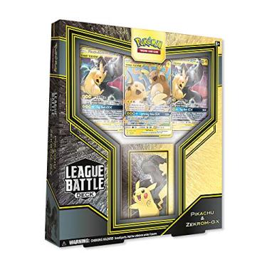 Box Pokémon Batalha De Liga Zekrom Pikachu X Charizard Reshi em Promoção na  Americanas