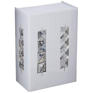 Imagem de Arandela LED 6500K LLUM Bronzearte White Crystal 10W 110V Branco Bivolt