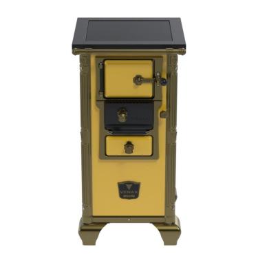 Imagem de Fogao a Lenha Venax n 00 Imperador Premium Amarelo