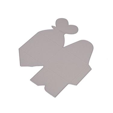 Imagem de Xdodnev Estêncil de moldes de corte de caixa de presente DIY álbum de recortes em relevo cartão de papel artesanato