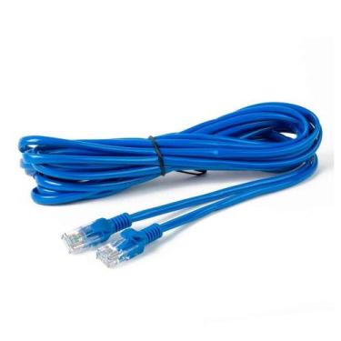 Imagem de Cabo De Rede Azul Utp 1,5 Metros Crimpado Rj45 Testado - New day