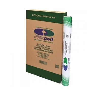 Imagem de Lençol Descartavel Papel Hospitalar Maca 70x50 Cx 10 Rolos - Flex PELL