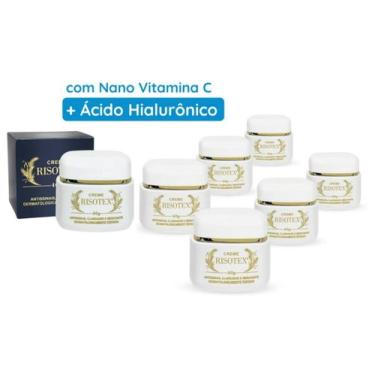 Imagem de Creme Risotex Antissinais , Clareador e Hidratante Original 40g Kit C/