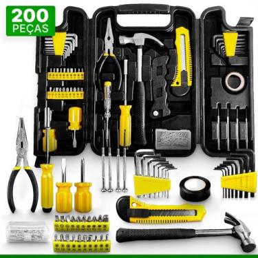 Imagem de Kit de Ferramentas 200 Peças + Maleta Para Serviços Gerais - Titanium