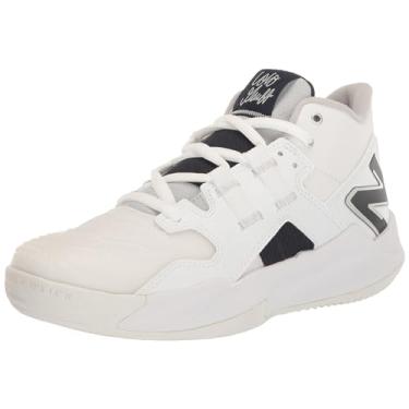 Imagem de New Balance Tênis unissex FuelCell Coco V1 Hard Court, Branco/Eclipse/Raposa Ártica, 6.5 X-Wide Women/5 Wide Men