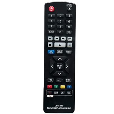 Imagem de Beyution LBD-910 Controle remoto de substituição adequado para LG DVD Blu-ray Player BP-330 BP-530 BP-135 BP-300 BP340 BP735 BPM33 BPM331 BPM331N BPM53 BPM53N BPM54 BPM54N BPM55 BPM55 BPM53 BPM53N