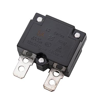 Imagem de weelye 2Pcs 5A 125/250Vac 50Vdc Automatic Reset Relay Thermal Switch Circuit Breaker Current Overload Protector for Children Riding Electric Car Accessories