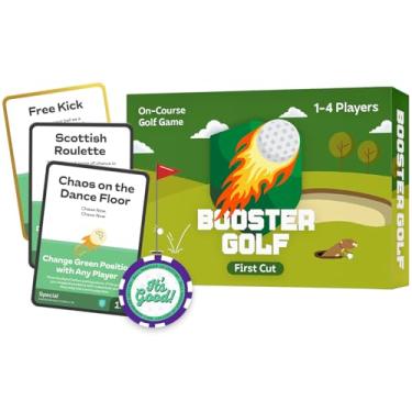 Imagem de Booster Golf On-Course Golf Game - 100 Interactive Playable Cards - Perfect Golf Gift for Any Golfer - Ridiculous Multiplayer Game - 1-4 Players - All Skill Levels