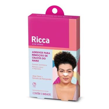 Imagem de Ricca Adesivo Para Retirar Cravos Do Nariz 3pcs