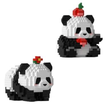 Imagem de QMEAKMONY Mini Building Blocks Panda Sets Cute Micro Mini Panda Building Bricks for Adults Micro Nano Bricks Perfect Party Favors for Teenagers. (359 PCS)