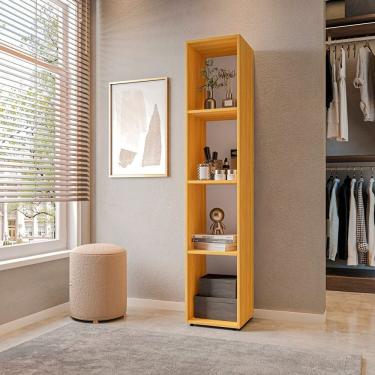 Imagem de Estante Para Livros Modular 4 Nichos Delta Freijó