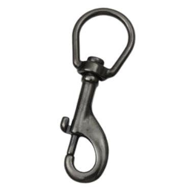 Imagem de menolana Mosquetão giratório com olhal, clipe de mergulho em aço inoxidável 316, clipe de gatilho versátil com ponta única para varal de bandeira, 100mm