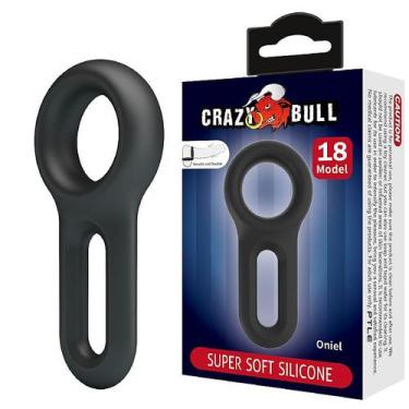 Imagem de Anel Peniano de Silicone Duplo Oniel Crazy Bull 1,5 X 9,5cm