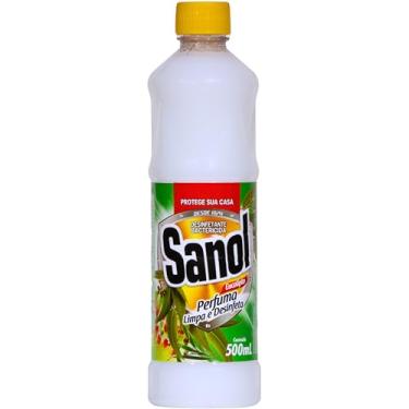 Imagem de Desinfetante Líquido para uso Geral, Eucalipito, Sanol, 500 ml, Branco