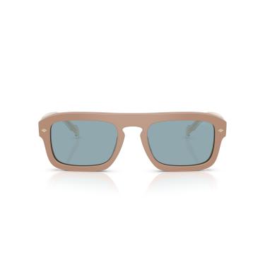 Imagem de Óculos de Sol Vogue Eyewear 0VO5620S 321680 Tam 53 / Marrom Claro - Lentes Azul