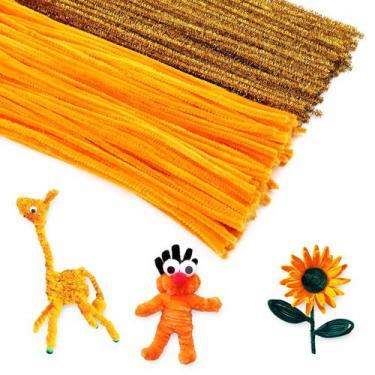 Imagem de Conjunto de limpadores de cachimbo Iuuidu Christmas Gold Chenille Stem