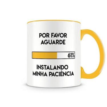 Imagem de Caneca Instalando Minha Paciência Amarela (ATG8286) - Geek Premiere