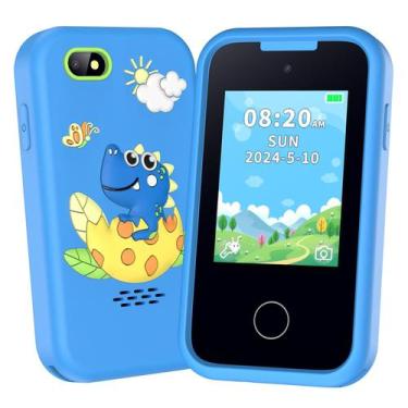 Imagem de Smartphone infantil Nikuku Dinosaur Toy com música de 8 GB de 3 a 8 an
