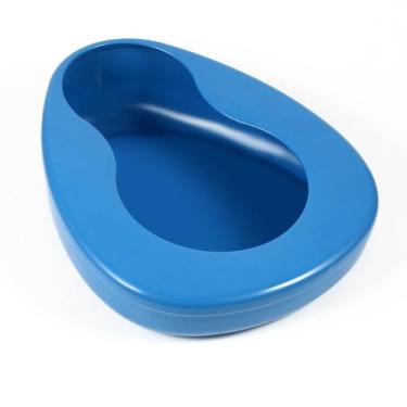 Imagem de Bedpan ONEDONE para idosos Heavy Duty PP Hospital Home Blue
