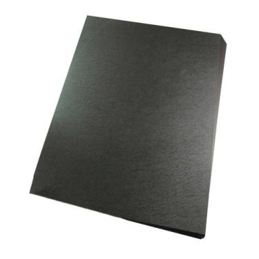 Imagem de Capas para Encadernação Preta Tamanho A3 0,30 Pp Couro - LASSANE