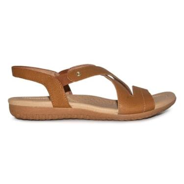 Imagem de Sandália Usaflex Feminina Rasteira Tan R1804156 34