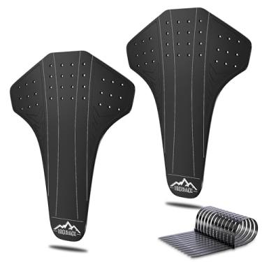 Imagem de NICEDACK Bike Fender MTB Mud Guard, conjunto de para-lamas dianteiro e traseiro, para-lamas de bicicleta Downhill Mountain serve para 50,8 cm 66,0 cm 69,8 cm 73,7 cm e Fat Bike (modelo F35)