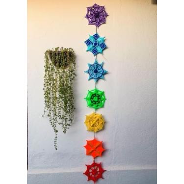 Imagem de Mandala de lã Decorativa - Artesanal