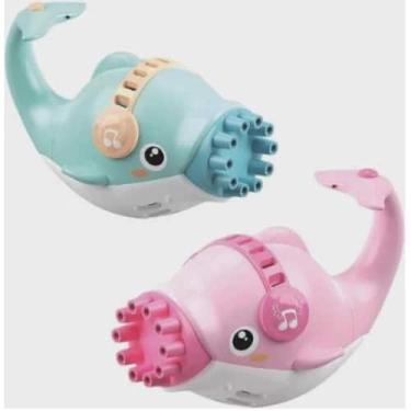 Imagem de Golfinho lança bolha de sabão pistola 12 jatos tk-ab2900 - TOY KING, V