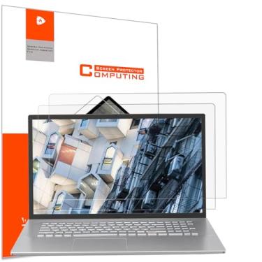 Imagem de YINOVEEN Pacote com 2 protetores de tela antirreflexo de 17,3 polegadas para laptop ASUS ROG Strix Scar 17, VivoBook 17/Pro 17, ZenBook Pro 17, Rog Zephyrus S17 G17 TUF A17 de 17,3 polegadas, filtro