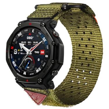 Imagem de FIILIIX Pulseira de nylon premium para Amazfit T-Rex 3 Pro, pulseira de durável para esportes ao ar livre (não serve para Amazift T-Rex 3)