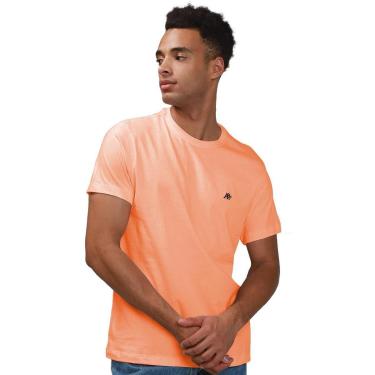 Imagem de Camiseta Aeropostale Embroidered Navy Logo NYC A87 Laranja Claro-Masculino