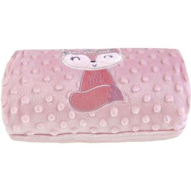 Imagem de Manta Bebê Bene Casa Dots New 100x70cm Com Bordado Peach Raposinha