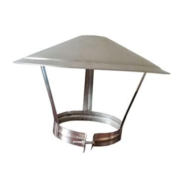 Imagem de Chimney Rain Cap Pipe Cap, Rain Resistant Protector, Flue Rain Cap Roof Rain Cap Roof Vent Cap for Fireplace Outdoor Air Vent, 20cmx35cm