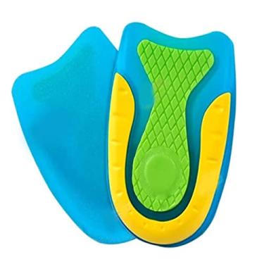 Imagem de ZJchao 1 par de Protetores de Calcanhar de Silicone para Homens, Inserções de Calcanhar Em Forma de U Com Absorção de Choque Elástica Macia e Aerodinâmica para Suporte de Pés, Sapatos