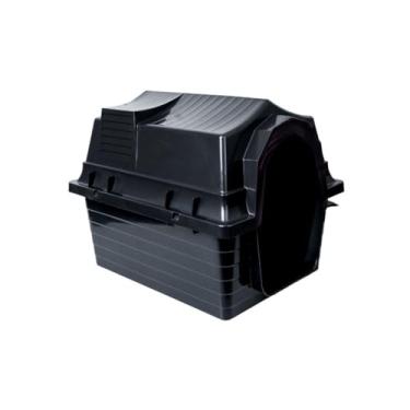 Imagem de Casinha para Cachorro N3 com Proteção UV – Refúgio Confortável e Durável para Cães Pequenos e Médios – Ventilação Ideal e Cobertura Superior (Preto)