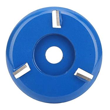 Imagem de Ferramentas elétricas de escultura em madeira, moedor de ângulo, lâmina de aço de tungstênio, acessório de pá cortadora (Arco azul de 3 dentes)