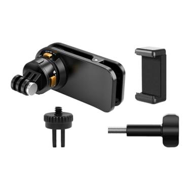 Imagem de Generic Suporte ajustável para celular com alça de mochila para câmera de ação, ideal para corrida, ciclismo, motociclismo e viagens ao ar livre. Perfeito