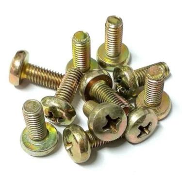 Imagem de 500 Pç Parafuso Máquina Cabeça Panela Phillips M3 3Mm X 8Mm