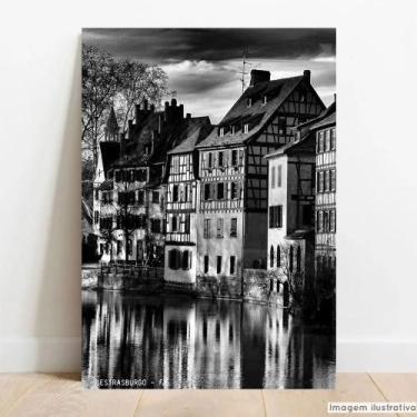 Imagem de Placa Decorativa Monumento Estrasburgo França - TACOLADO PAPEL DE PARE