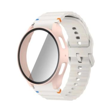 Imagem de Pulseira de Silicone com Protetor de Tela para Samsung Galaxy Watch 7 