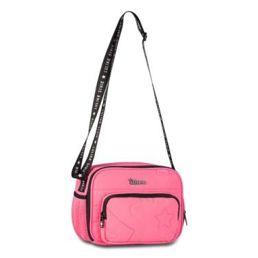 Imagem de Lancheira Escolar Bolsa Térmica Transversal Luluca Moderna -, Rosa
