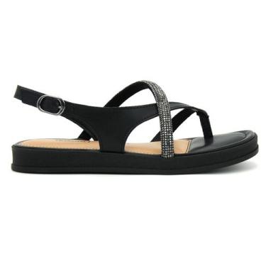 Imagem de Sandalia Feminina Dakota Original Fivela Dedo Plataforma 082, 37, Pret